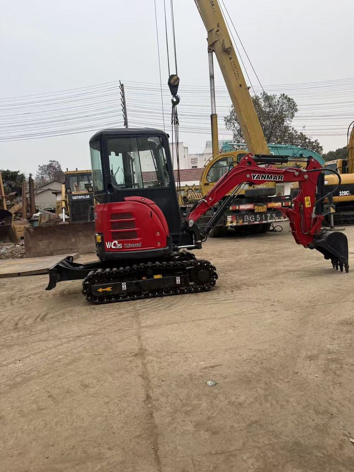 2020 Yanmar ViO35 mini excavator side view