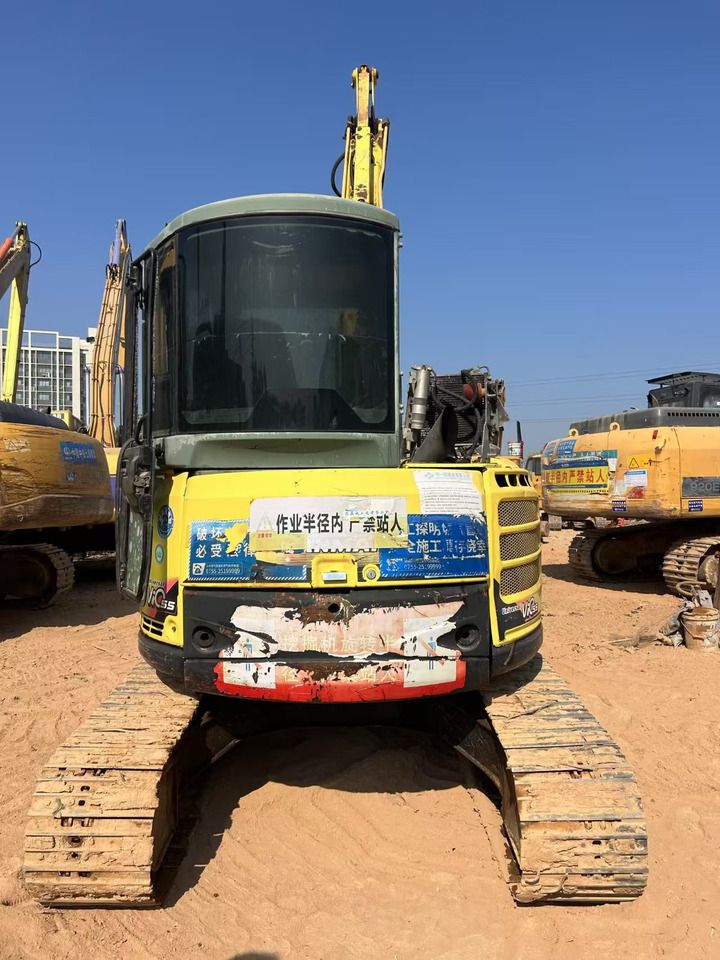 2018 Yanmar VIO55 mini excavator, front view