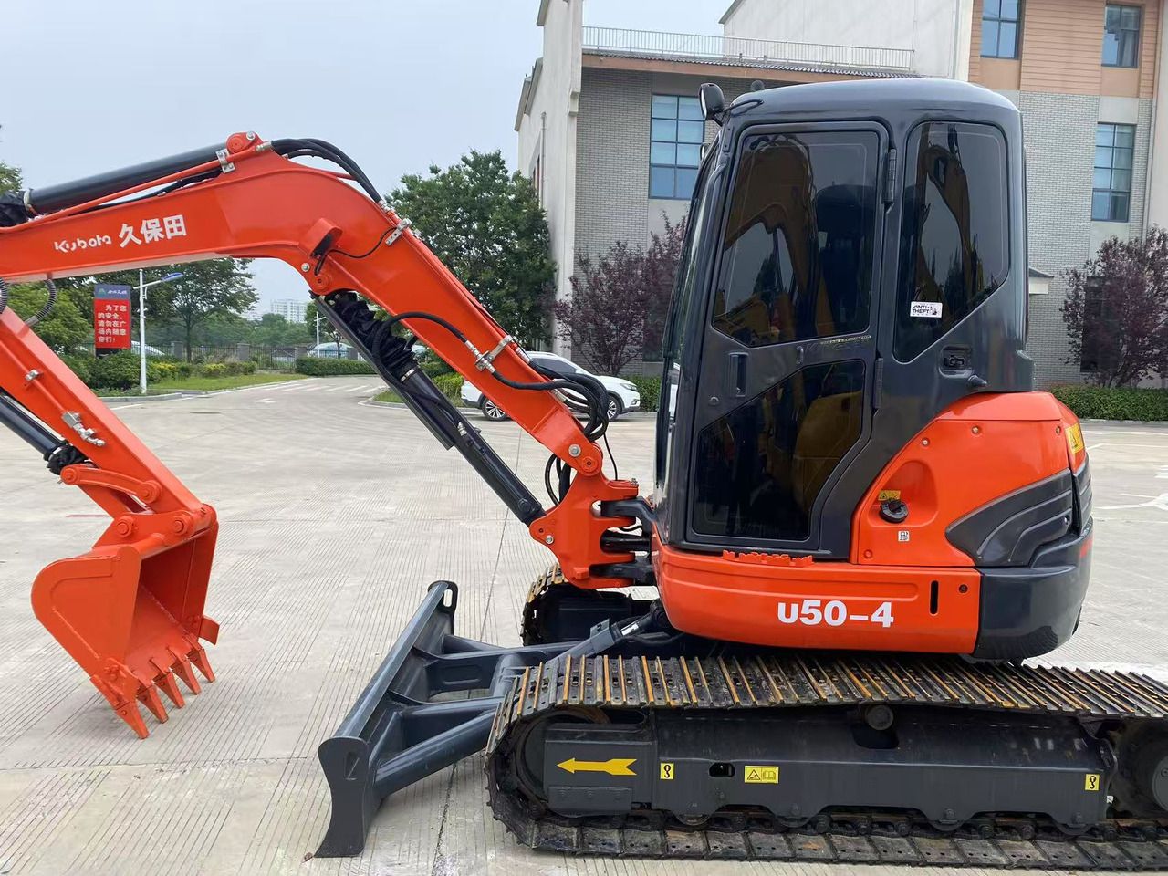 2024 Kubota U50-4 mini excavator, side view 2024 Kubota U50-4 mini excavator, side view