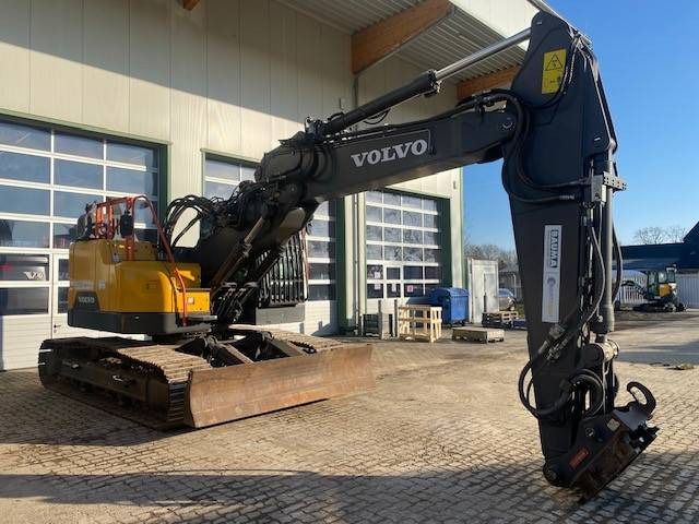 2019 Volvo ECR235EL crawler excavator, side view