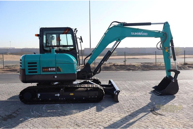 2026 Sunward SWE60E mini excavator, side view 2026 Sunward SWE60E mini excavator, side view