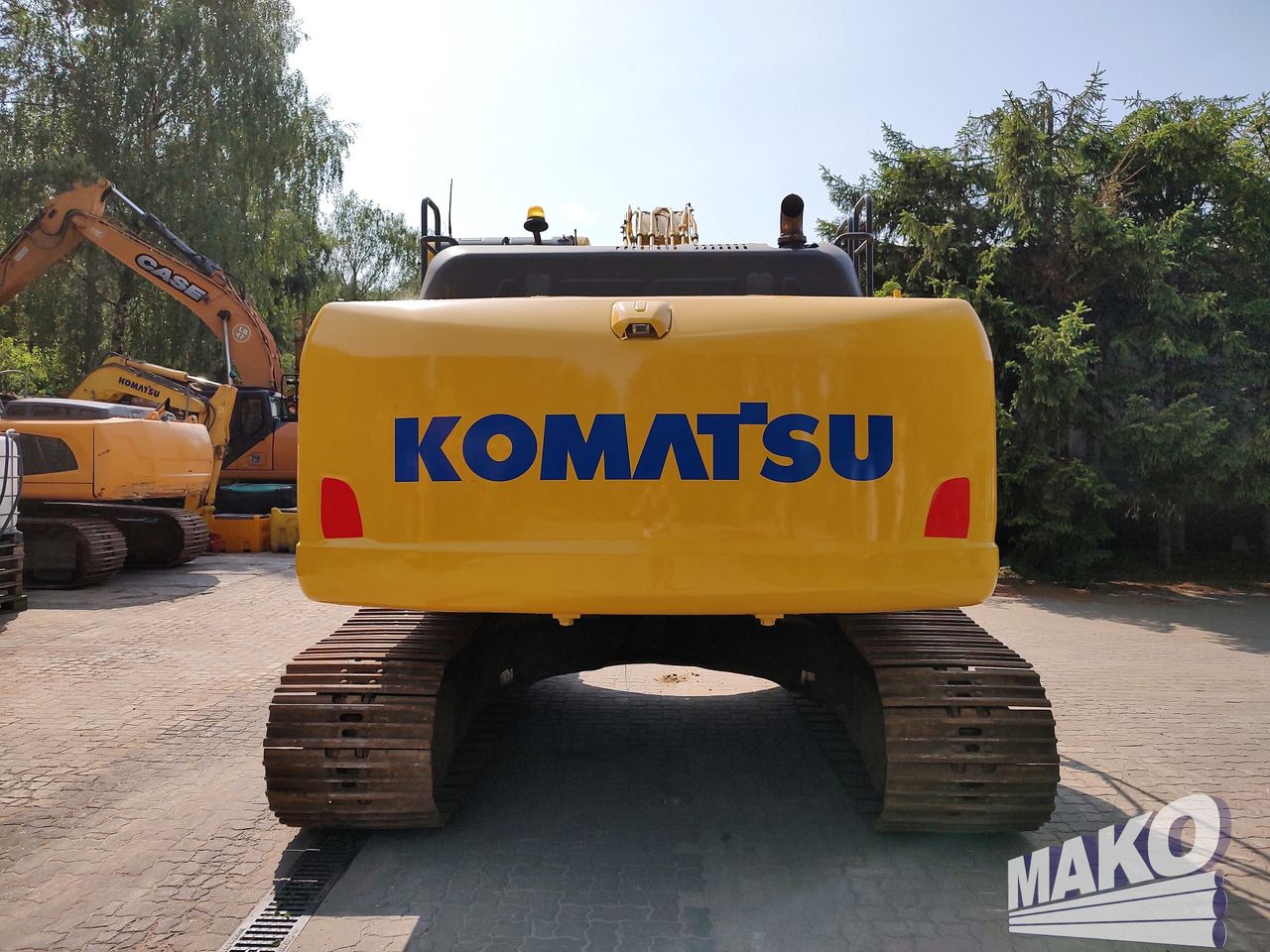 2012 Komatsu PC240LC-10 crawler excavator, rear view
