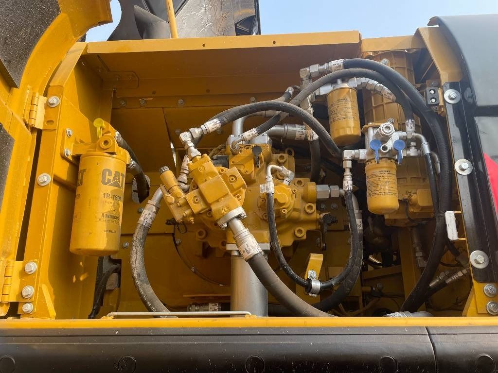 2023 Caterpillar 340 crawler excavator engine compartment view