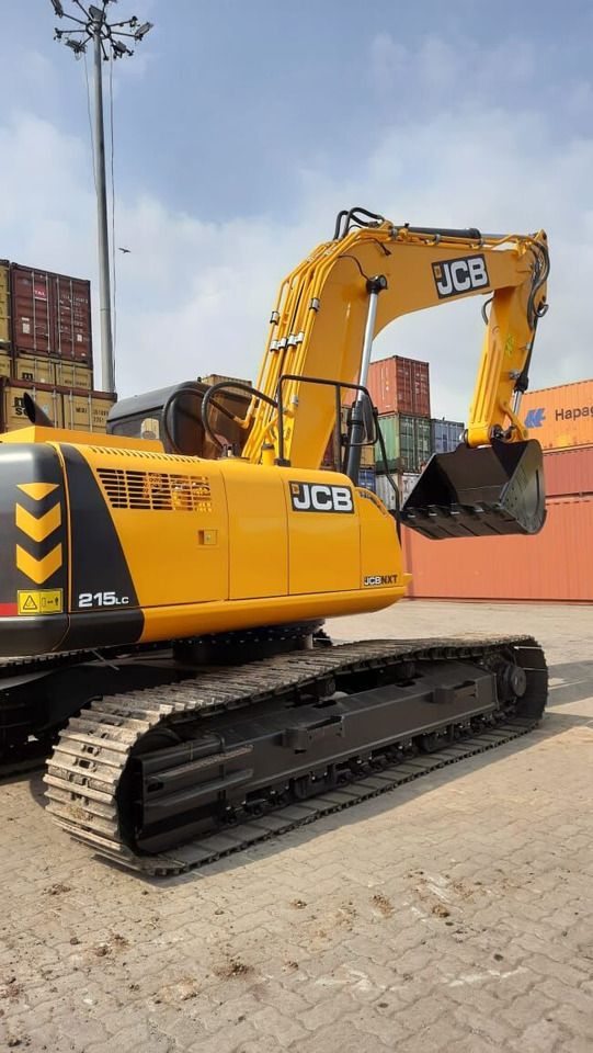 2025 JCB NXT 215LC crawler excavator, side profile view