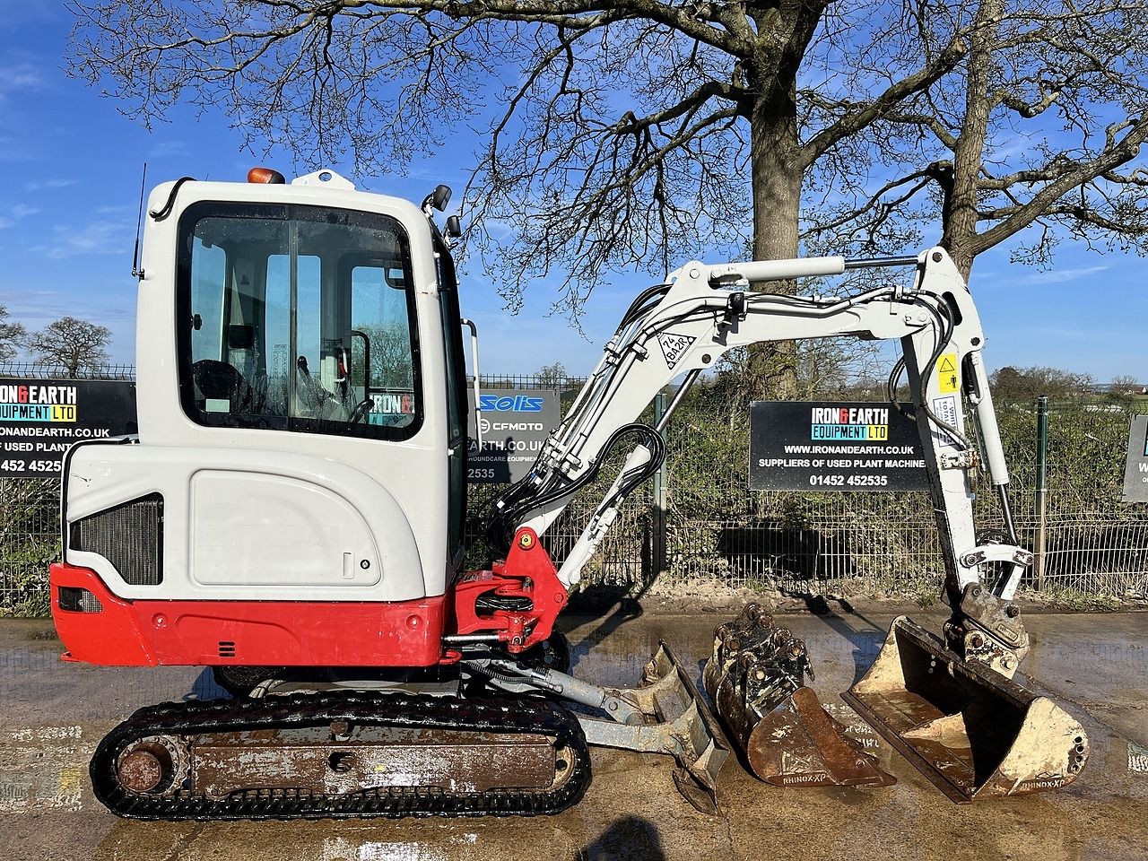 2020 Takeuchi TB225 mini excavator, side view 2020 Takeuchi TB225 mini excavator, side view