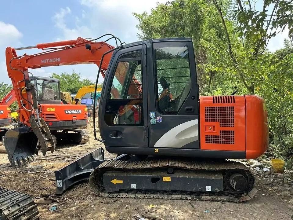 2024 Hitachi ZX60 mini excavator, side view