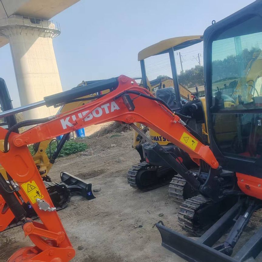 2022 Kubota U27 mini excavator, side profile view 2022 Kubota U27 mini excavator, side profile view