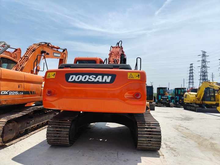 2020 Doosan DX225LC crawler excavator, rear view 2020 Doosan DX225LC crawler excavator, rear view