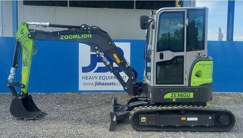 2025 Zoomlion ZE36GU mini excavator side view 2025 Zoomlion ZE36GU mini excavator side view
