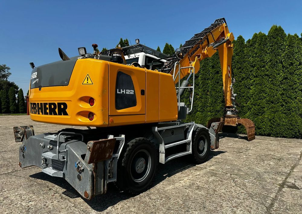 2014 Liebherr LH22 M wheel excavator, rear three-quarter view