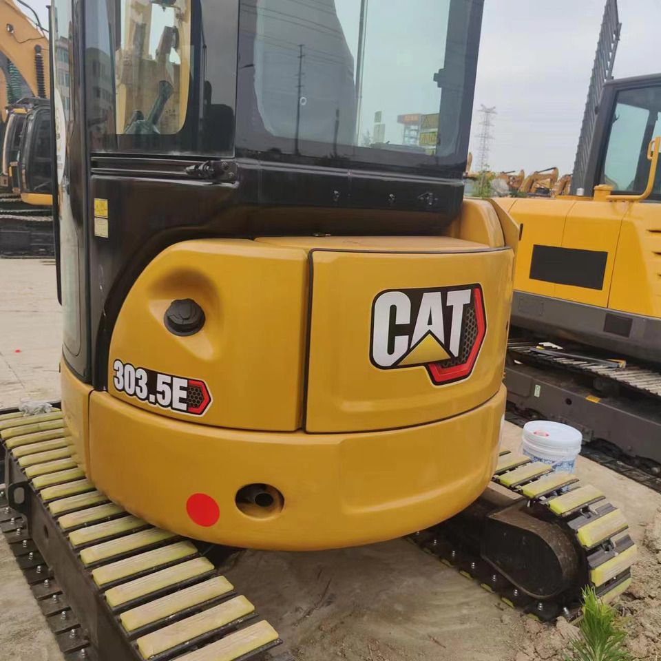 2024 Caterpillar 303.5E mini excavator rear view 2024 Caterpillar 303.5E mini excavator rear view
