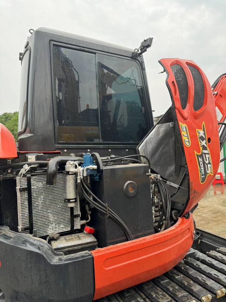 2023 Kubota KX155-5 mini excavator with open engine compartment 2023 Kubota KX155-5 mini excavator with open engine compartment