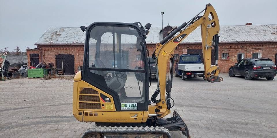 2016 Caterpillar 301.7D crawler excavator side view 2016 Caterpillar 301.7D crawler excavator side view
