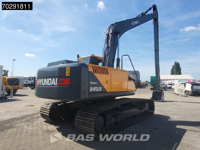 2025 Hyundai R245LR crawler excavator, rear three-quarter view 2025 Hyundai R245LR crawler excavator, rear three-quarter view