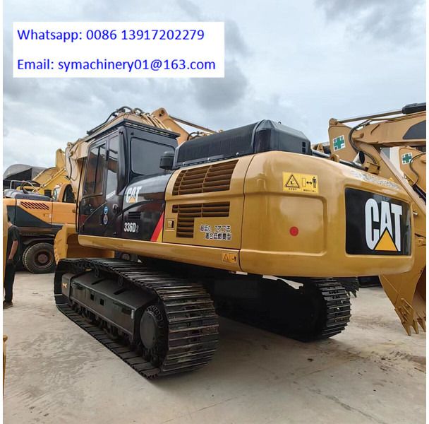 2025 Caterpillar 336D2 crawler excavator, rear three-quarter view 2025 Caterpillar 336D2 crawler excavator, rear three-quarter view