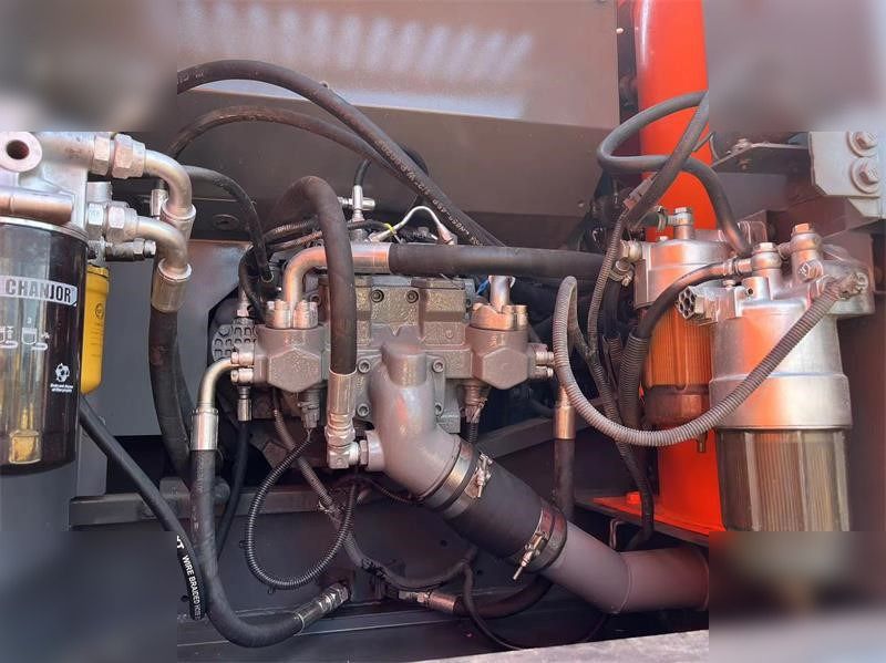 2019 Hitachi ZX240-3 crawler excavator engine compartment detail