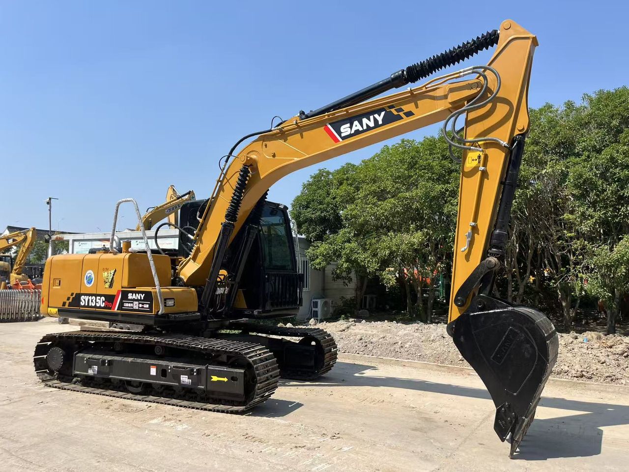 2023 Sany SY135C Pro crawler excavator, side view 2023 Sany SY135C Pro crawler excavator, side view