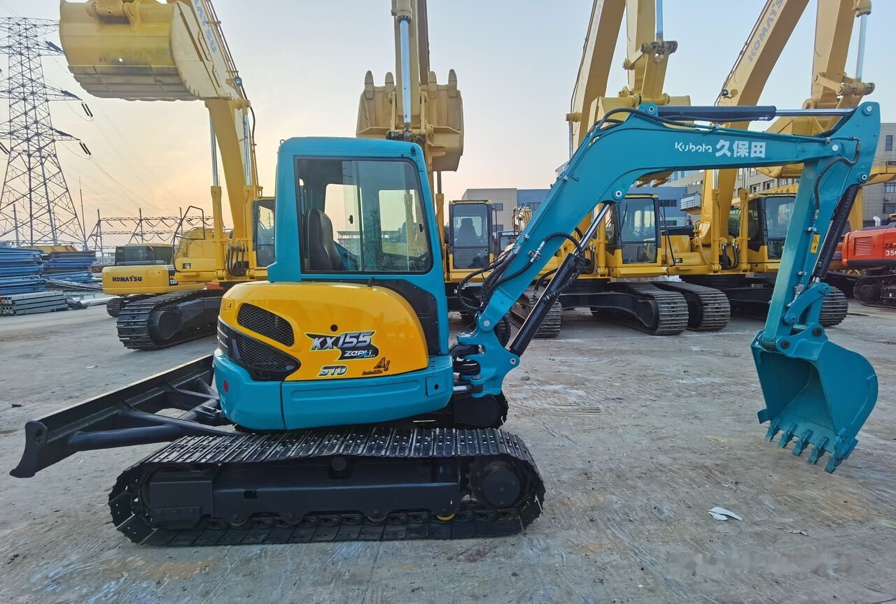 2019 Kubota KX155 mini excavator, side view