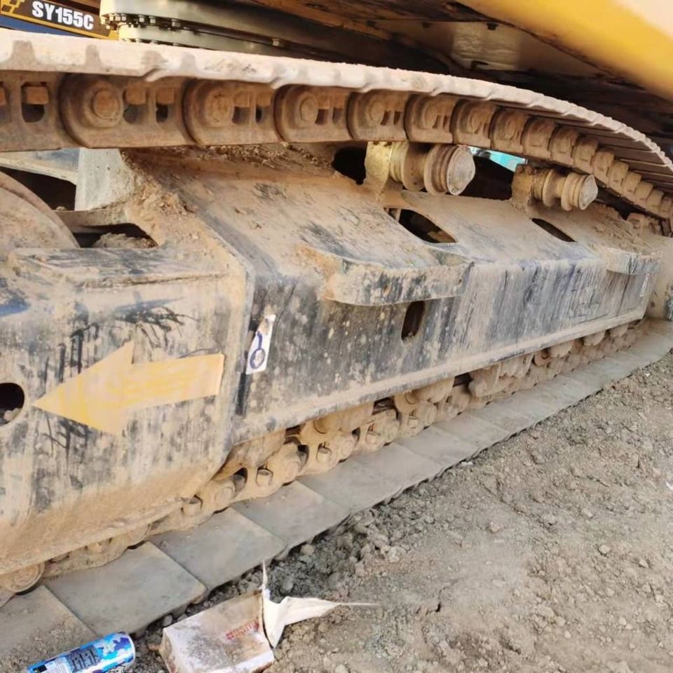 2023 Komatsu PC160-7 crawler excavator track assembly detail