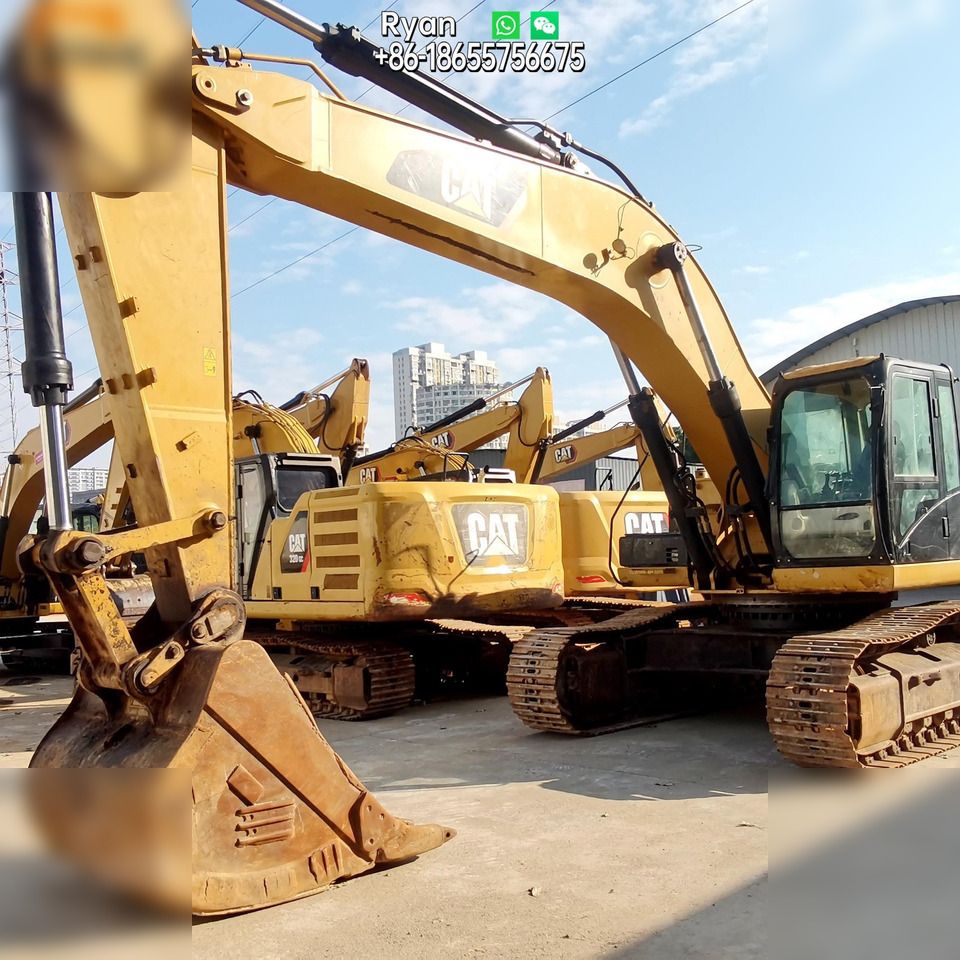 2016 Caterpillar 336D2 crawler excavator, side profile view 2016 Caterpillar 336D2 crawler excavator, side profile view