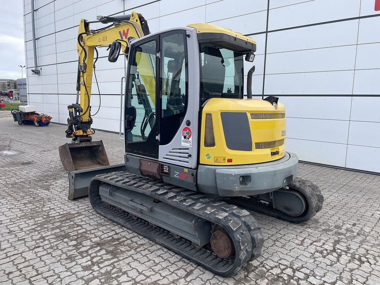 2017 Wacker Neuson EZ80 mini excavator, rear three-quarter view 2017 Wacker Neuson EZ80 mini excavator, rear three-quarter view