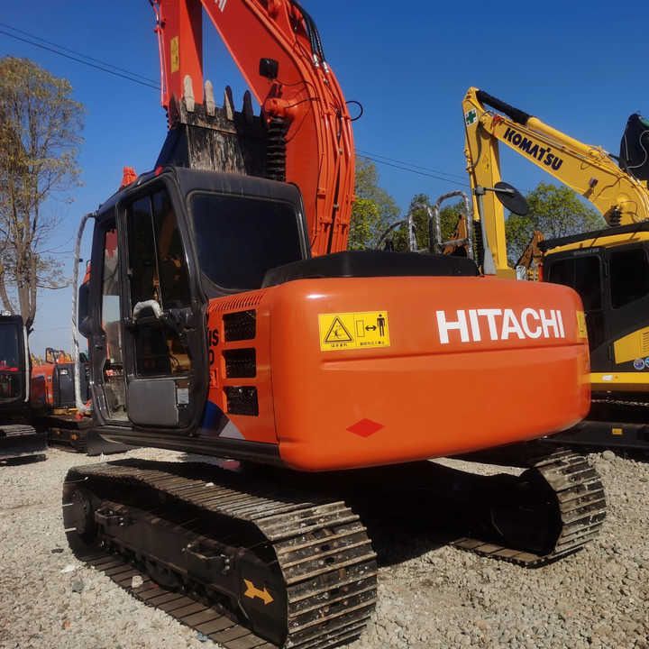2020 Hitachi ZX120 crawler excavator, rear three-quarter view