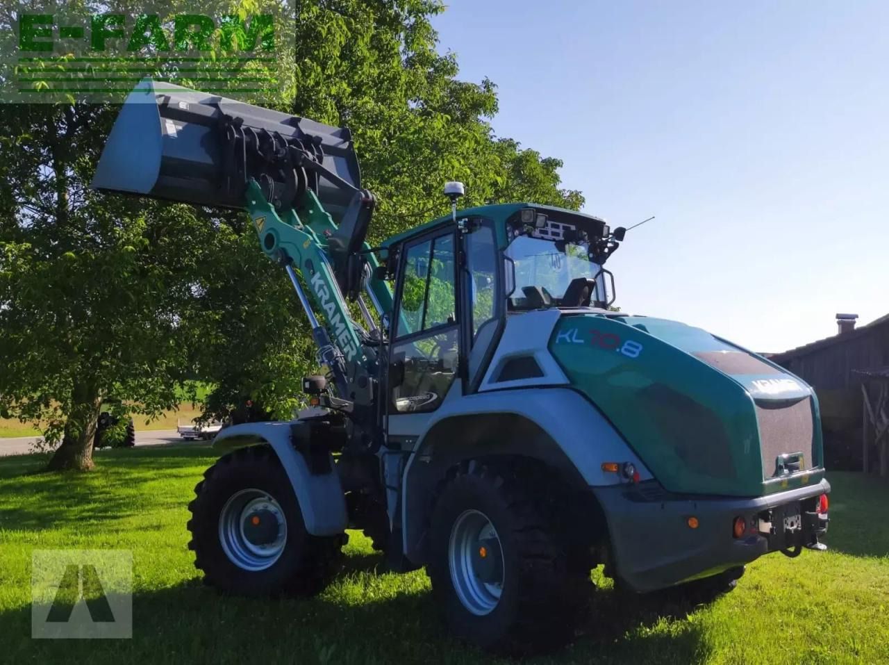 2022 Kramer KL70.8 wheel loader, front three-quarter view