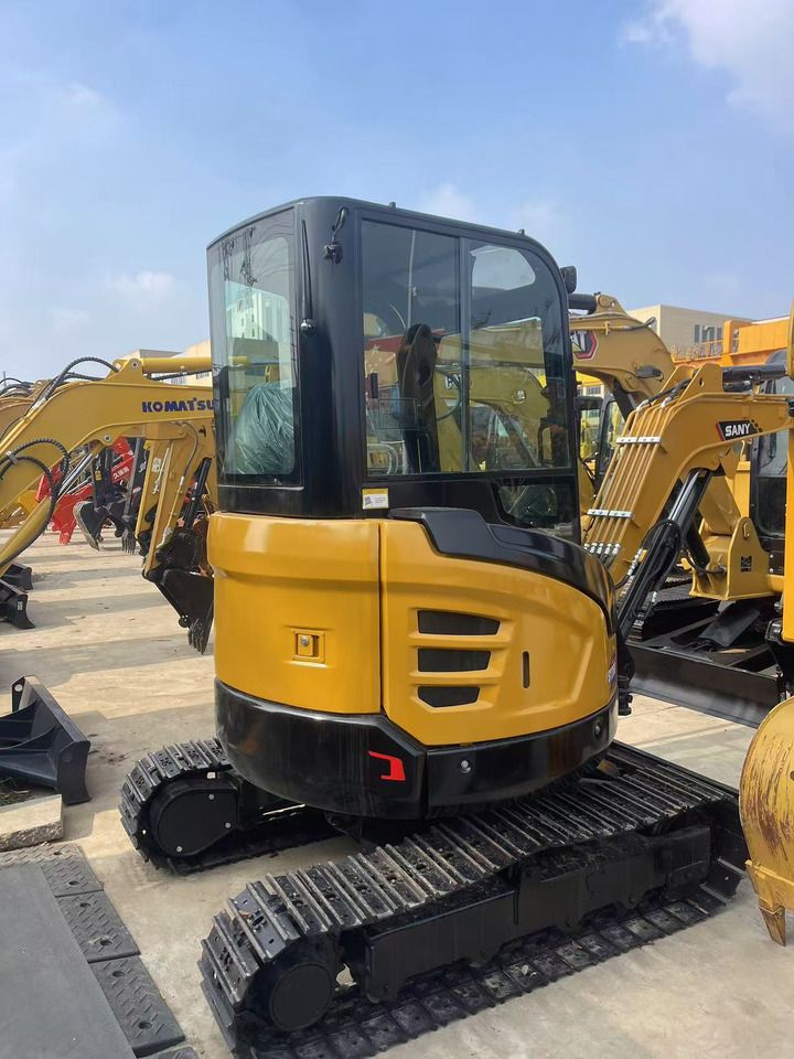 2023 Sany SY26U mini excavator, rear three-quarter view