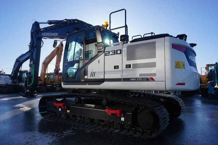 2023 Hidromek HMK 230 LC-5 crawler excavator, rear three-quarter view
