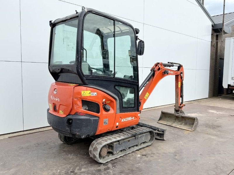 2019 Kubota KX016-4 mini excavator, rear three-quarter view 2019 Kubota KX016-4 mini excavator, rear three-quarter view