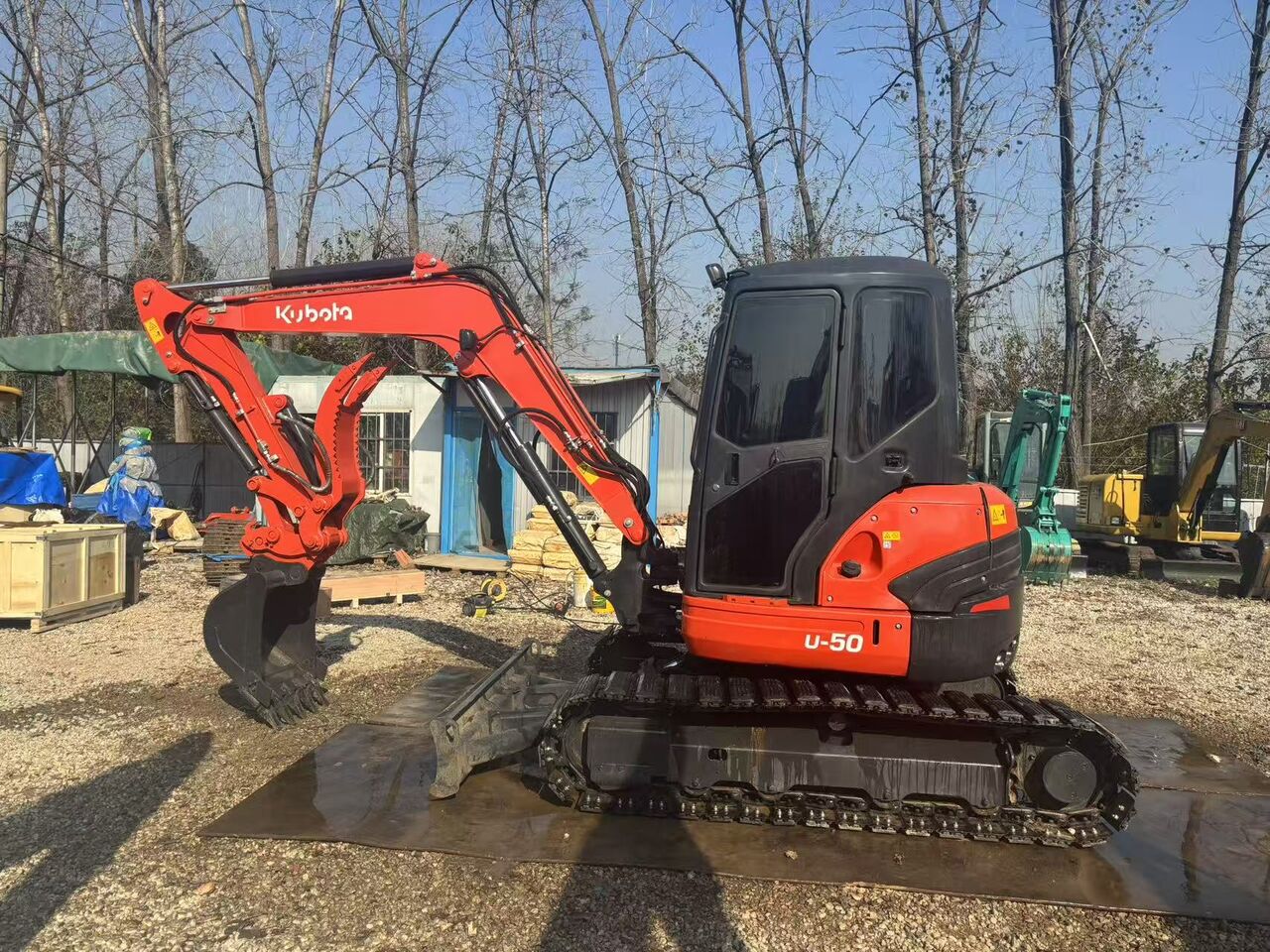 2024 Kubota U50-5 mini excavator, side profile view 2024 Kubota U50-5 mini excavator, side profile view