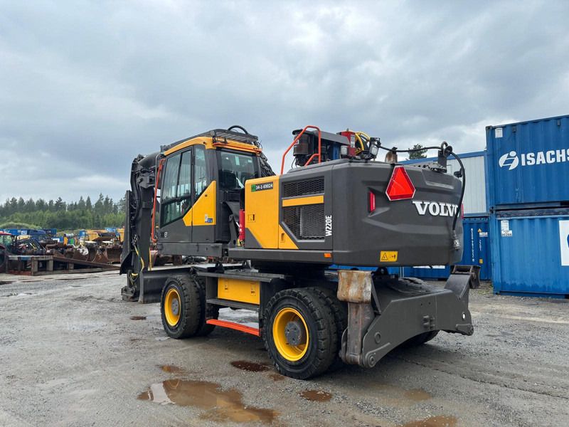 2021 Volvo EW220E TUNNEL wheel excavator, rear three-quarter view 2021 Volvo EW220E TUNNEL wheel excavator, rear three-quarter view