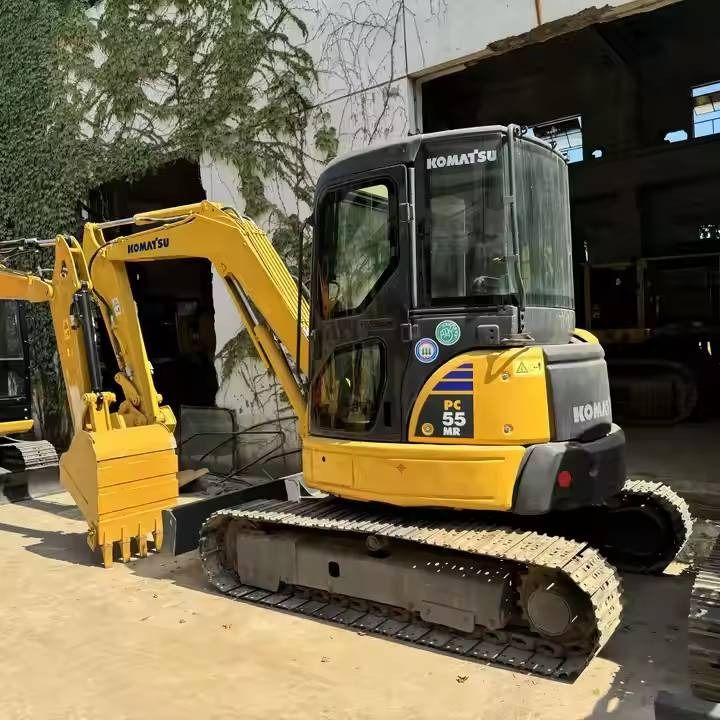 2023 Komatsu PC-55MR mini excavator, side profile view