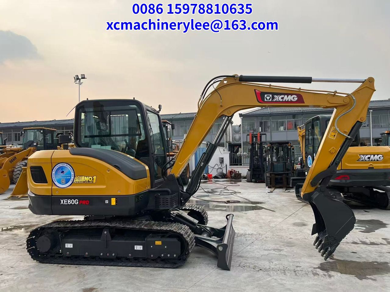 2026 XCMG XE60GPRO crawler excavator side view 2026 XCMG XE60GPRO crawler excavator side view