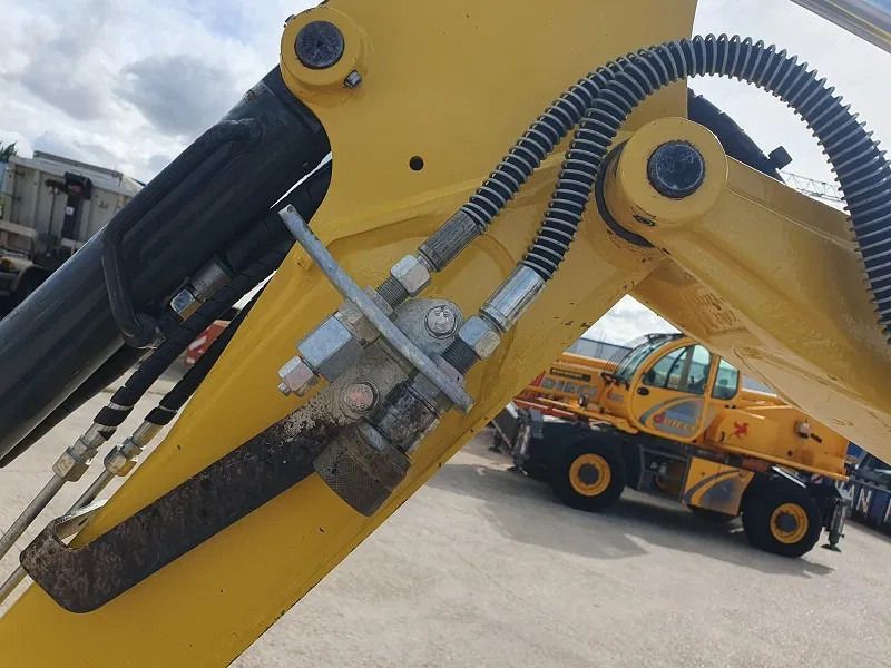 2018 Wacker Neuson EZ17 mini excavator hydraulic auxiliary lines detail