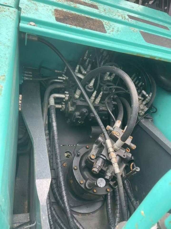 2023 Kobelco SK200 crawler excavator hydraulic compartment view 2023 Kobelco SK200 crawler excavator hydraulic compartment view