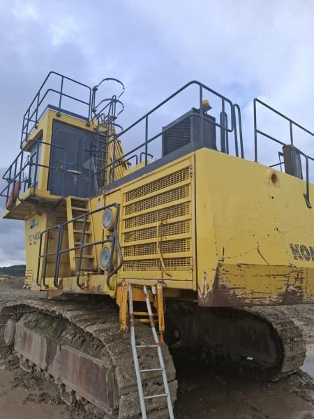 2003 Komatsu PC1400-1 crawler excavator, rear three-quarter view 2003 Komatsu PC1400-1 crawler excavator, rear three-quarter view