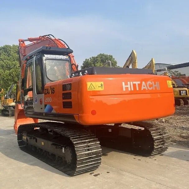 2016 Hitachi Zaxis 200 crawler excavator, rear three-quarter view 2016 Hitachi Zaxis 200 crawler excavator, rear three-quarter view