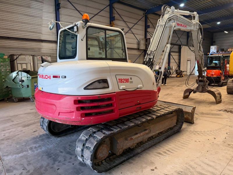 2017 Takeuchi TB290 mini excavator, rear three-quarter view 2017 Takeuchi TB290 mini excavator, rear three-quarter view