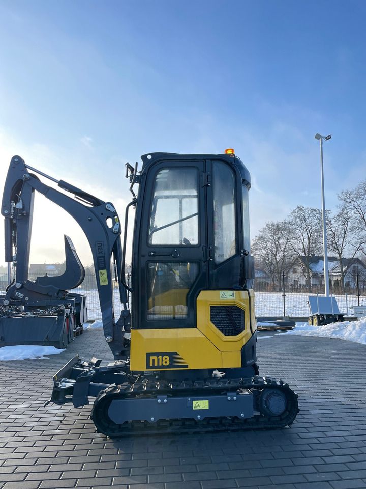 2024 NEX N18 ZERO TAIL mini excavator, side view