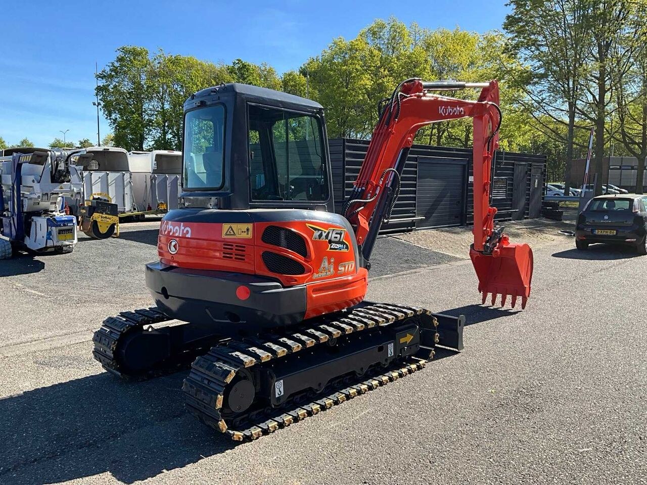 2012 Kubota KX161-3 mini excavator, rear three-quarter view 2012 Kubota KX161-3 mini excavator, rear three-quarter view