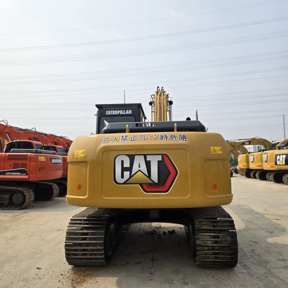 2021 Caterpillar 315D2GC crawler excavator, rear view