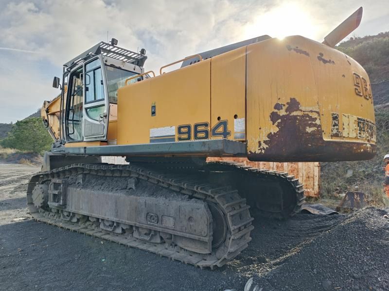 2008 Liebherr R964C crawler excavator, rear three-quarter view 2008 Liebherr R964C crawler excavator, rear three-quarter view