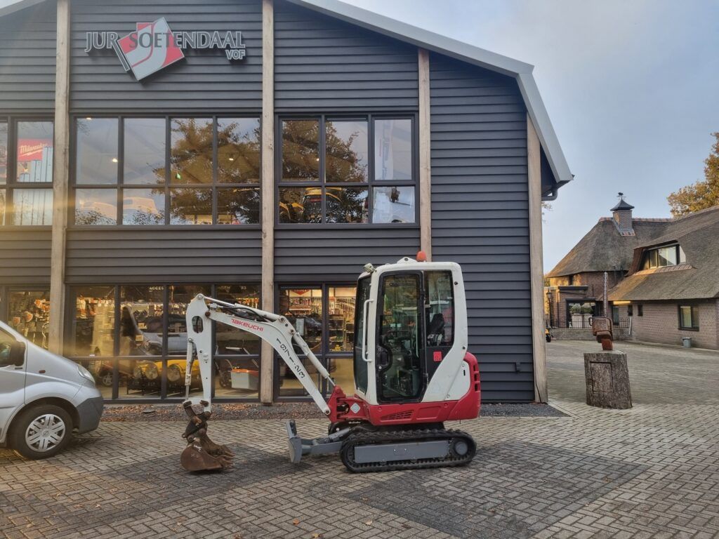 2014 Takeuchi TB216 mini excavator, side view 2014 Takeuchi TB216 mini excavator, side view