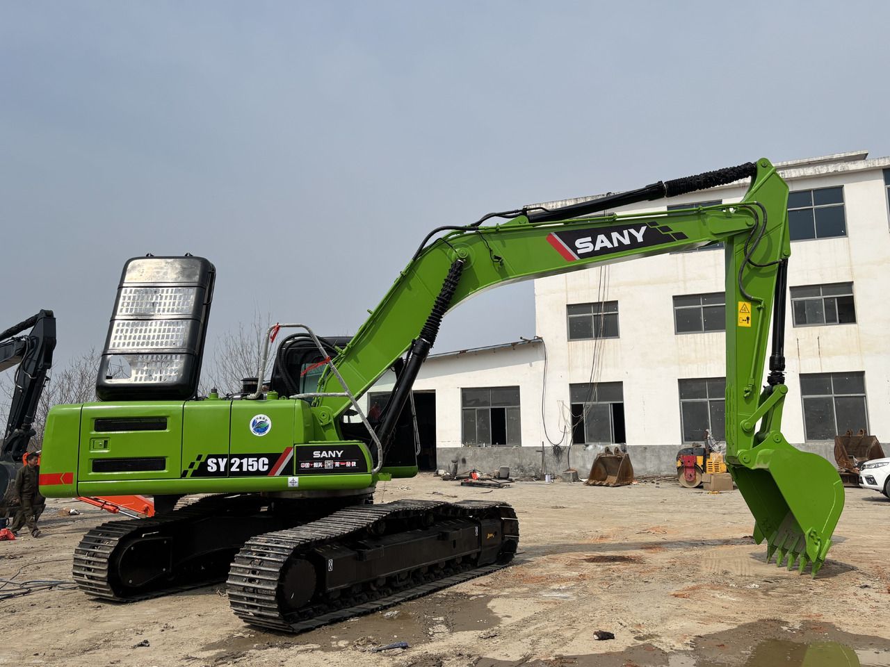 2022 Sany SY215C crawler excavator, side view 2022 Sany SY215C crawler excavator, side view