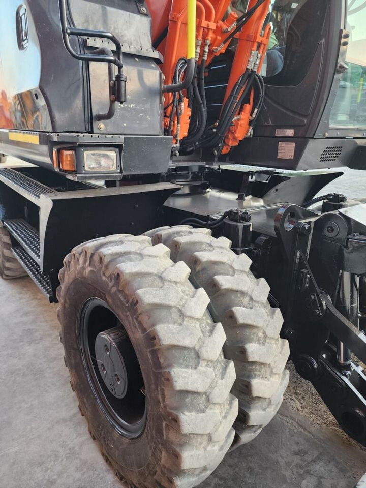 2018 Hitachi ZX145W-6 wheel excavator side view