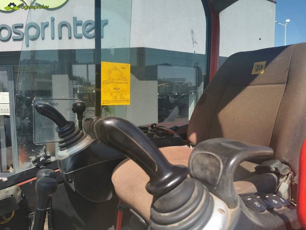 2014 JCB 8050 mini excavator interior cab view 2014 JCB 8050 mini excavator interior cab view