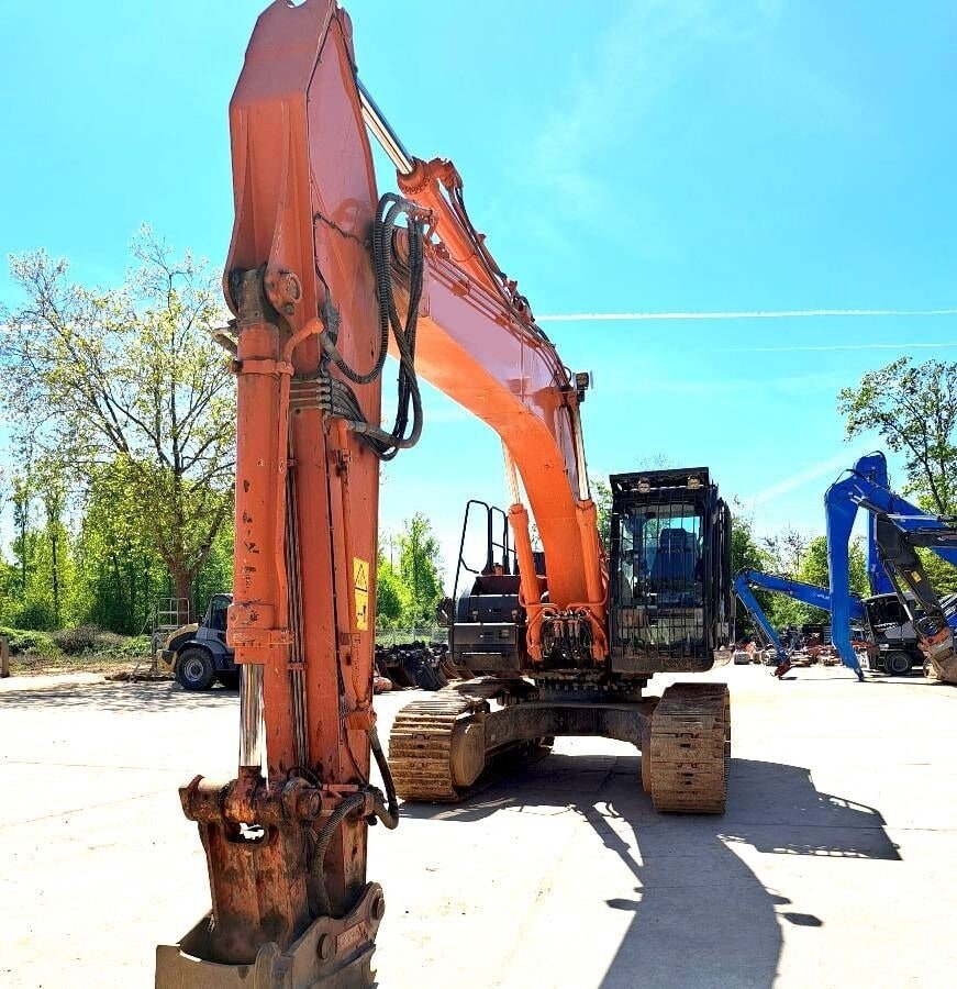 2020 Hitachi ZX300LCN-6 crawler excavator, front three-quarter view