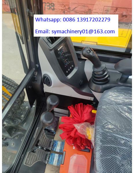 2025 LiuGong 9017 Mini Excavator interior cab view