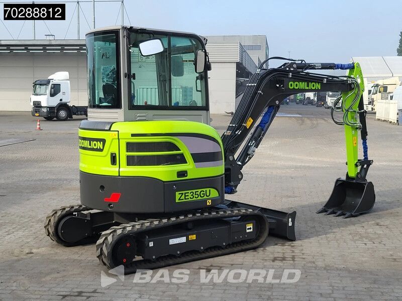 2024 Zoomlion ZE35GU mini excavator, rear view 2024 Zoomlion ZE35GU mini excavator, rear view